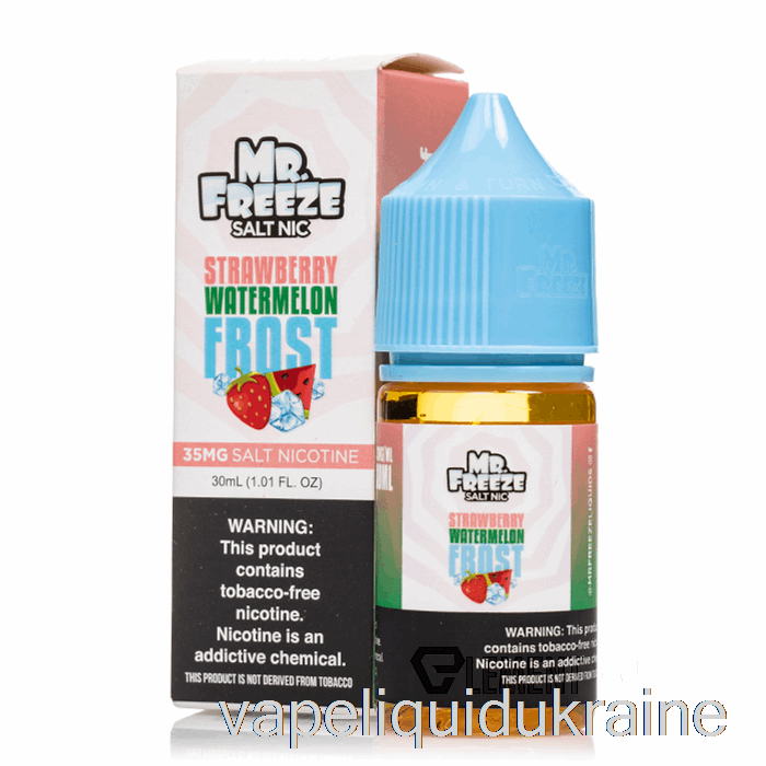 Vape Liquid Ukraine Strawberry Watermelon Frost - Mr Freeze Salts - 30mL 50mg